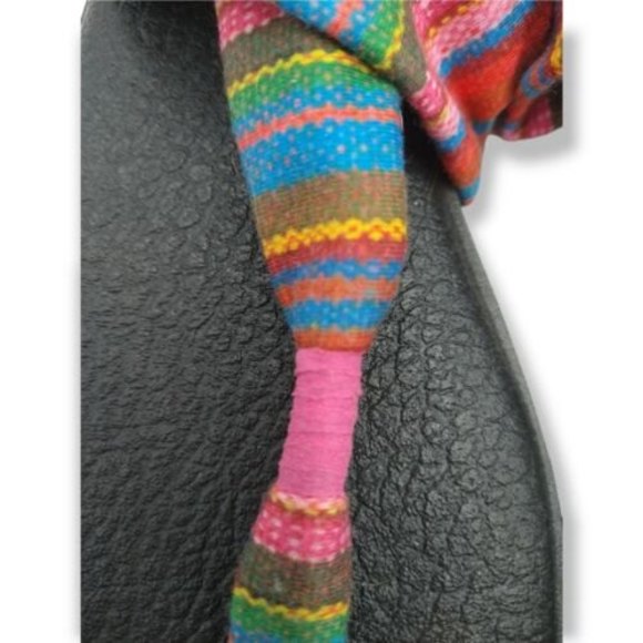 SOLD**Sanuk Serape Yoga Mat Sling Back Flip Flops Comfort Sandals Womens Size 10 - Picture 5 of 9